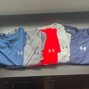 Under Armour Assorted Men's T-Shirts - Blue, Gray, Red, Navy